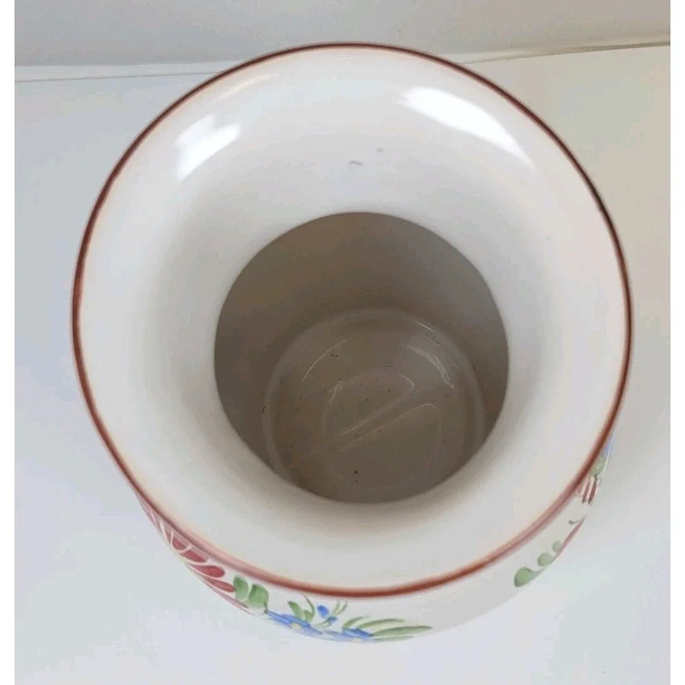 Chodovia Domažlice Hand-Painted Floral Vase 5